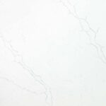 PT6011X Calacatta Light Blue Prefab Quartz Countertops for Kitchens & Islands 26"x110" 36"x110" 42"x110"