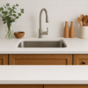 PT3025 Carrara Breeze Grey Prefab Quartz Countertops for Kitchens & Islands 26"x110" 36"x110" 42"x110" - Image 3
