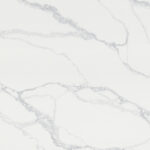 PT9203 Polaris Calacatta Grey Prefab Quartz Countertops for Kitchens & Islands 26"x110" 36"x110" 42"x110"