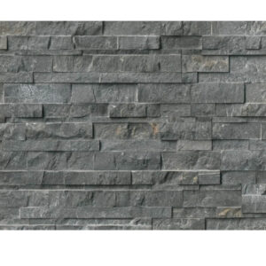 Charcoal Stacked Stone Panel 6″x24″