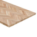 Acacia Chevron Butcher Block Countertop - Unfinished Solid Wood 72"x26", 96"x26" inch (25pcs)